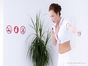Nurse Antonia Sainz Rides Her Firm Ass On A Stiff Cock