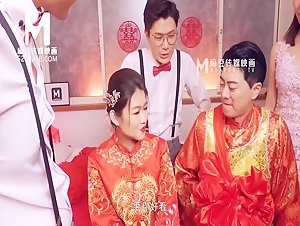 ModelMedia Asia-Lewd Wedding Scene-Liang Yun Fei-MD